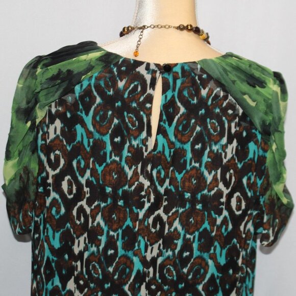 S.L Fashions Animal Print Fully Lined Dress - Picture 5 of 13